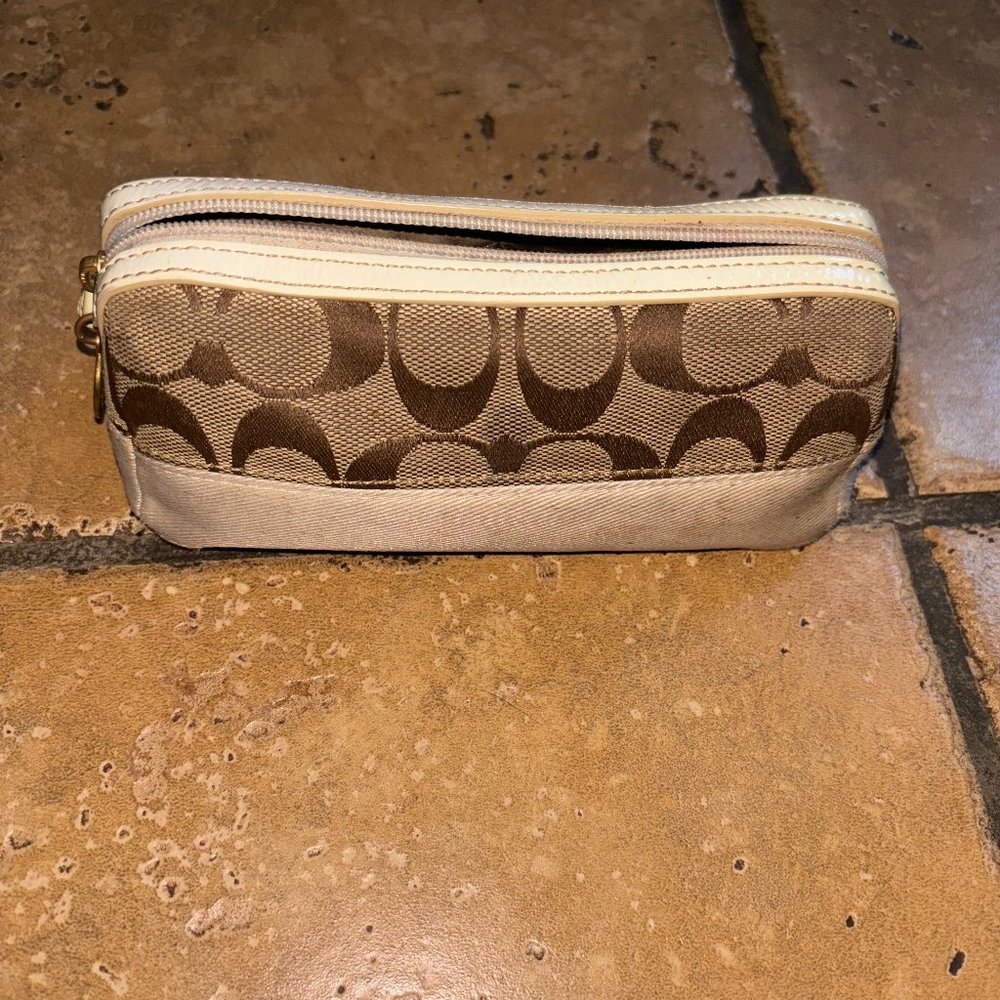 Coach makeup bag